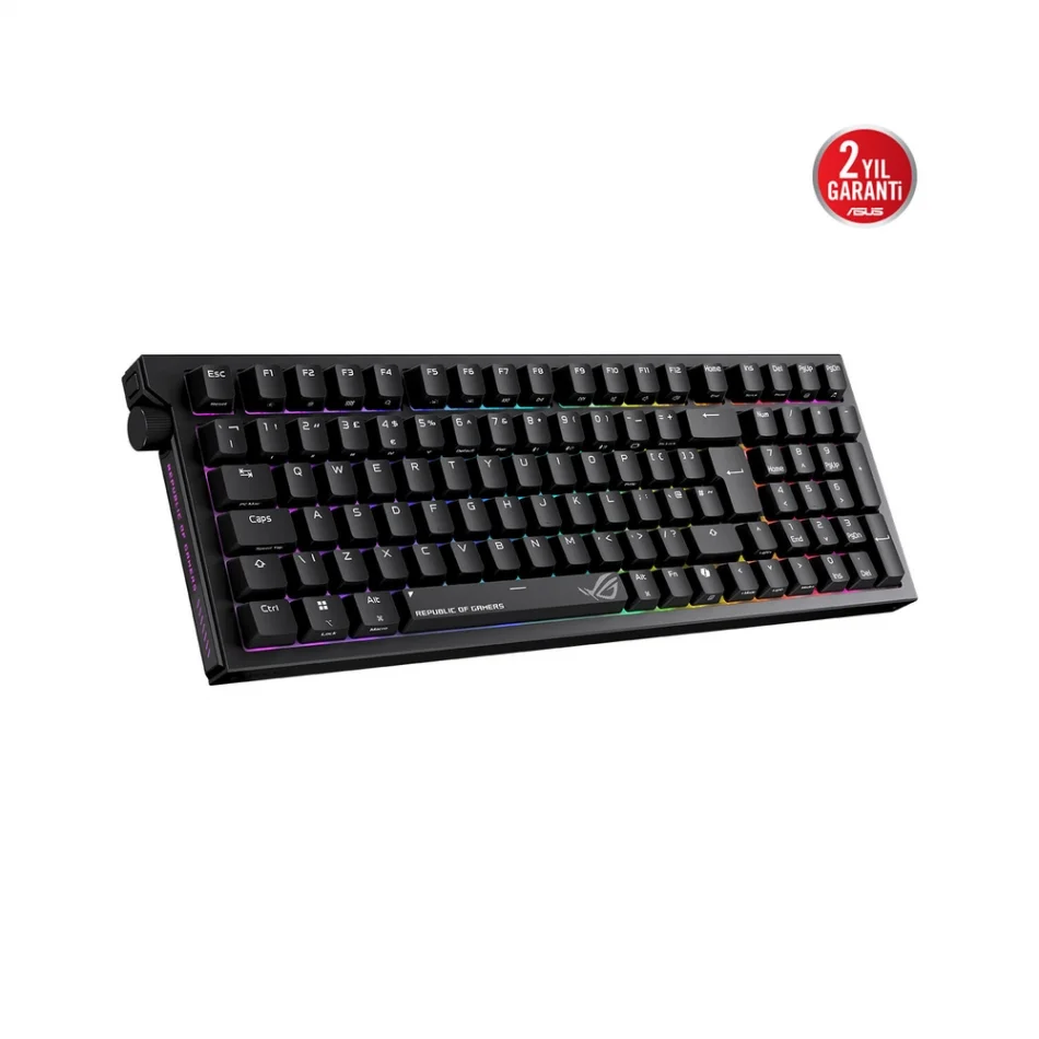 ASUS ROG Strix Morph 96 Wireless RGB ROG NX V2 Switch Doubleshot ABS İngilizce Q Kablosuz Oyuncu Klavyesi