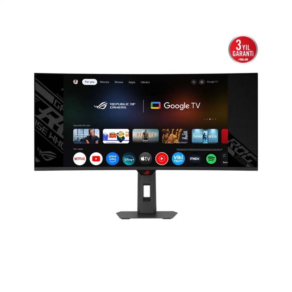 ASUS 34 ROG Strix OLED XG34WCDMTG 240Hz 0.03ms 3440x1440 HDR QD-OLED 1800R Ultrawide Curved Gaming Monitör