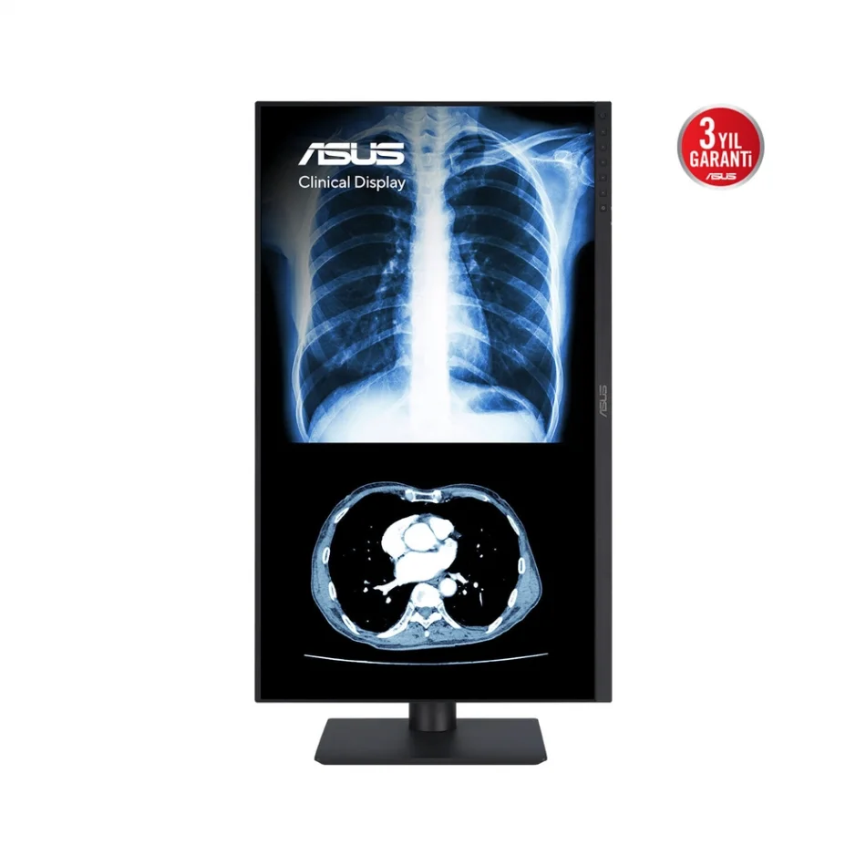 ASUS 27 Clinical Display MH2741A 75Hz 5ms DICOM Ön Ayarlı Otomatik Kalibrasyon Antibakteriyel Kaplama Pivot Ergonomik Stantlı 2K 1440p IPS Klinik Sağlık Monitörü