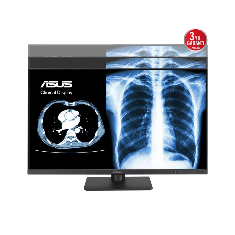 ASUS 27 Clinical Display MH2741A 75Hz 5ms DICOM Ön Ayarlı Otomatik Kalibrasyon Antibakteriyel Kaplama Pivot Ergonomik Stantlı 2K 1440p IPS Klinik Sağlık Monitörü