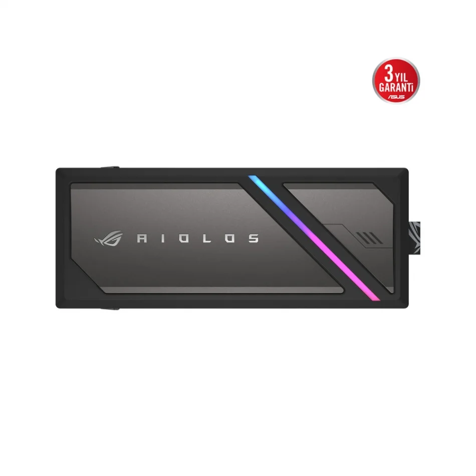 ASUS ROG Strix Aiolos Çift NVMe PCIe ve SATA Destekli USB-C 3.2 Gen 2x2 SSD Kutusu