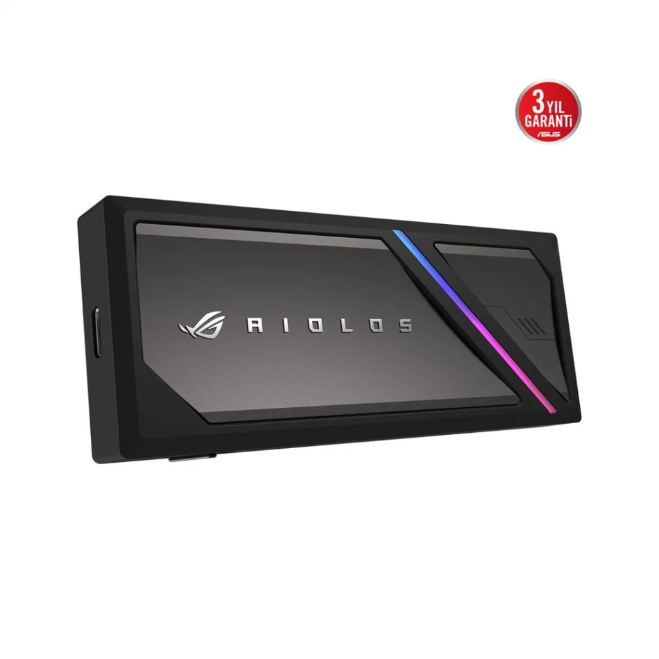 ASUS ROG Strix Aiolos Çift NVMe PCIe ve SATA Destekli USB-C 3.2 Gen 2x2 SSD Kutusu