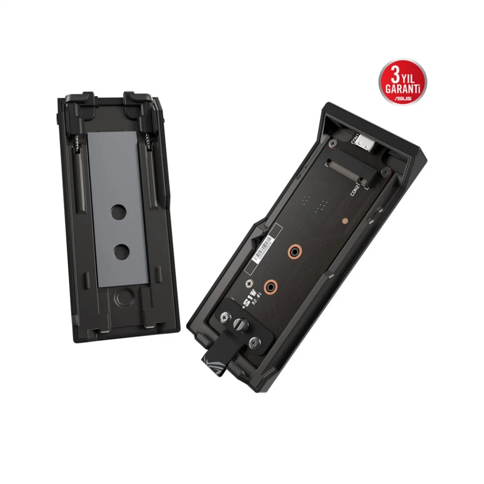 ASUS ROG Strix Aiolos Çift NVMe PCIe ve SATA Destekli USB-C 3.2 Gen 2x2 SSD Kutusu