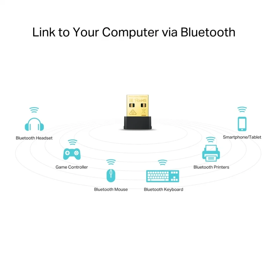 TP-Link Archer T2UB Nano AC600 Wi-Fi + Bluetooth 4.2 USB Nano Adaptör