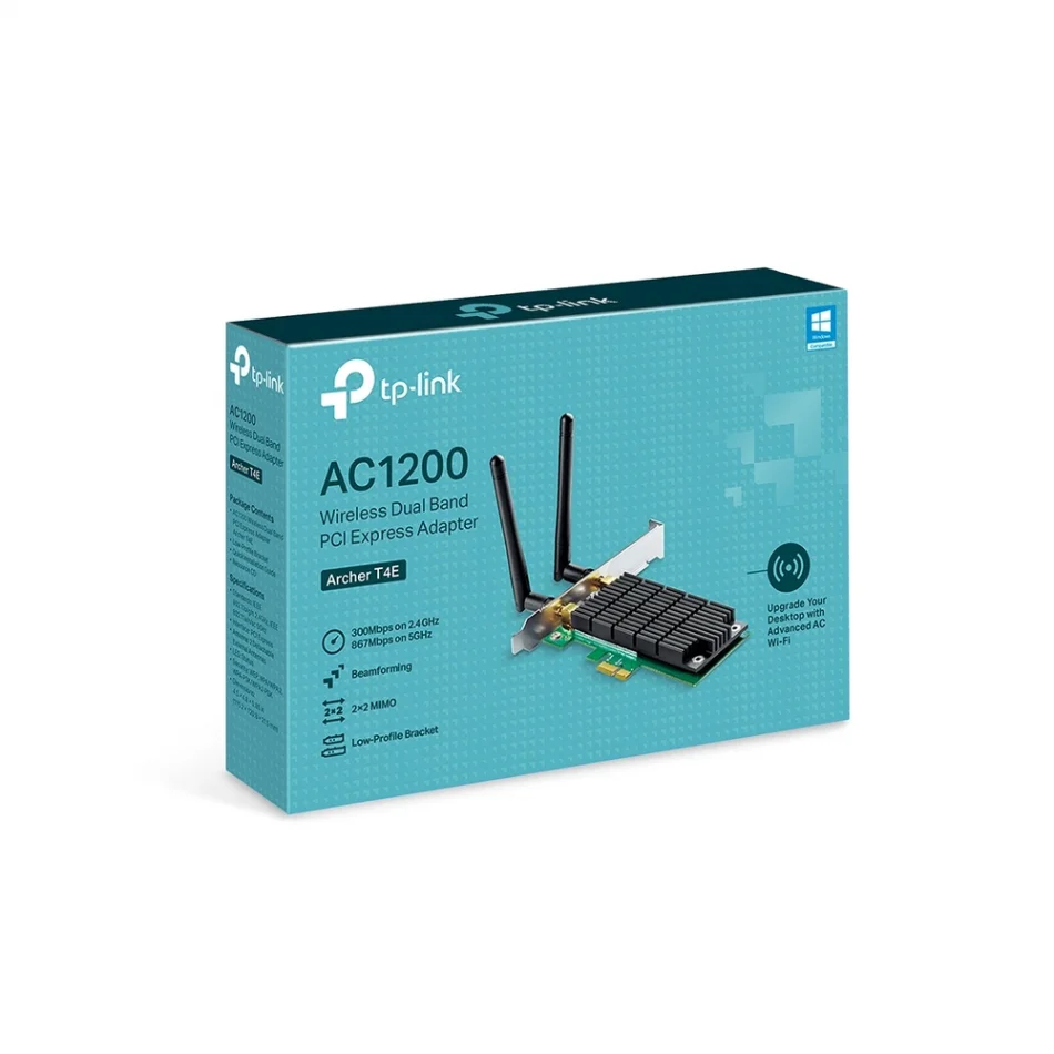 TP-Link Archer T4E AC1200 Kablosuz Çift Bantlı PCI Express Adaptör