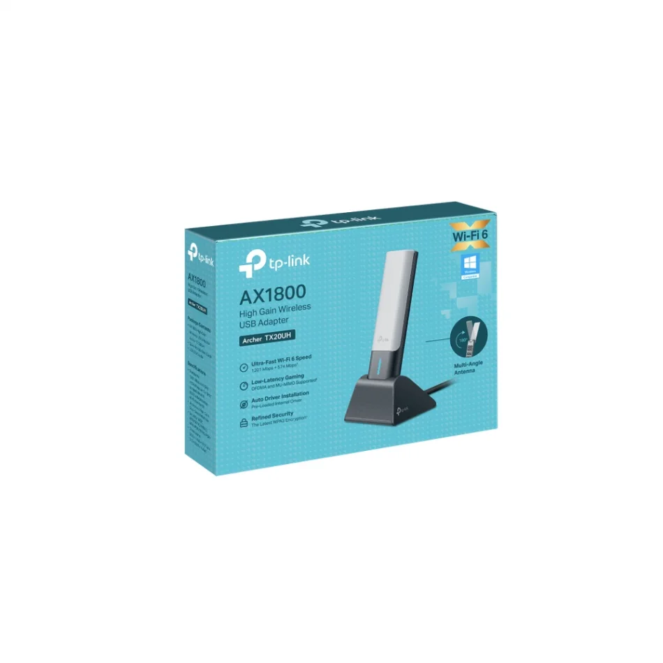 TP-Link Archer TX20UH AX1800 High Gain WiFi 6 USB Adaptör