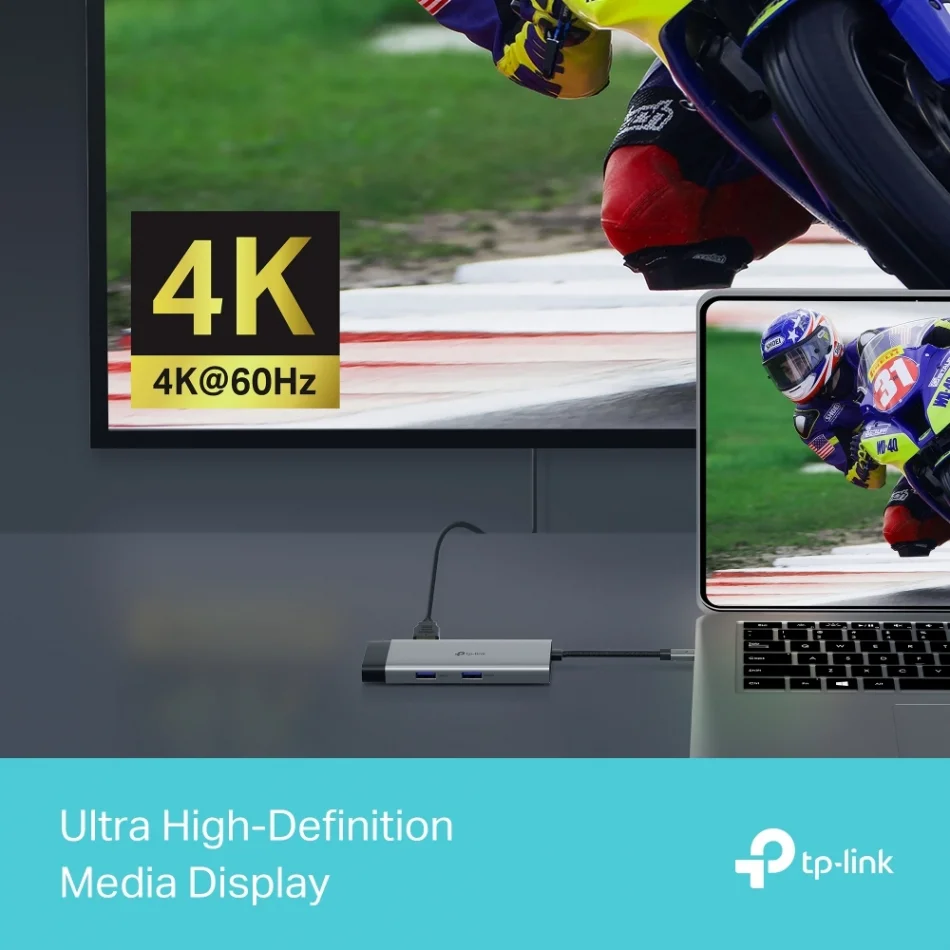 TP-Link UH6120C USB Type-C 6-Port Hub Notebook Dock İstasyonu