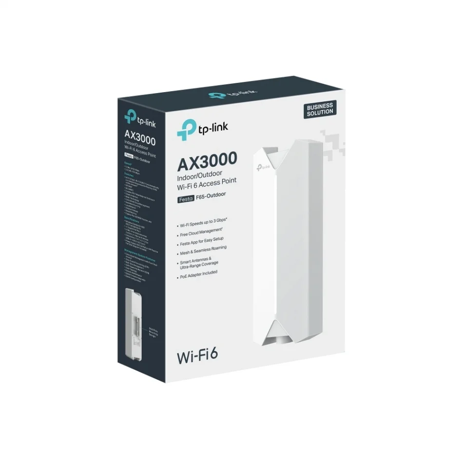 TP-Link Festa F61-Outdoor AX1800 İç ve Dış Mekan Wi-Fi 6 Access Point