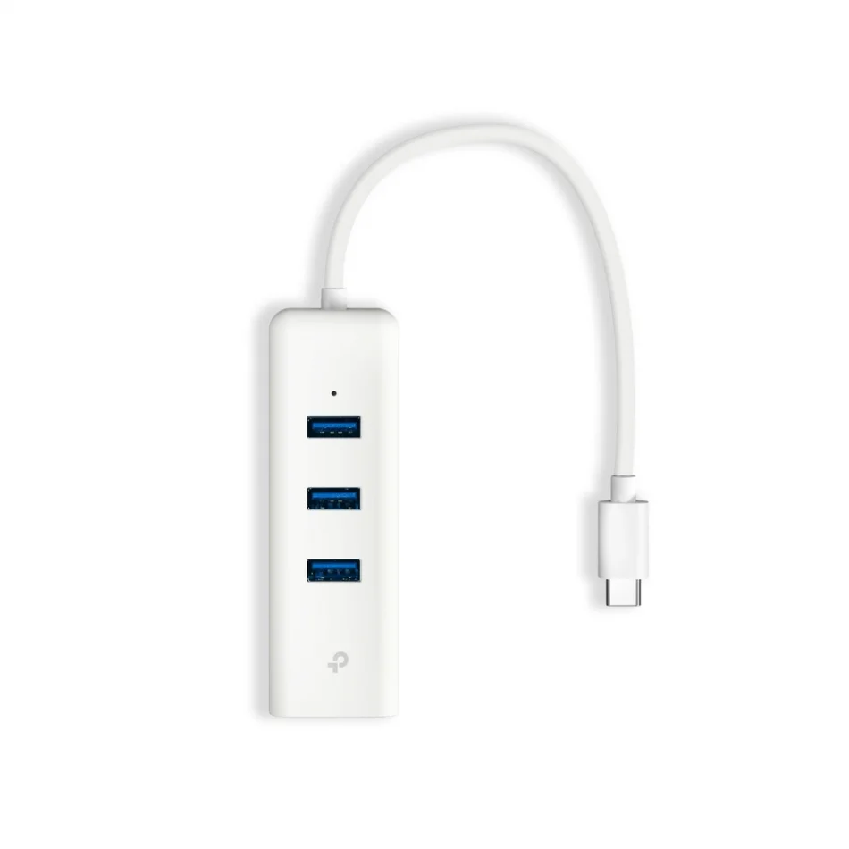 TP-Link UE330C USB Type-C 3 Port Hub ve Gigabit Ethernet Adaptörü
