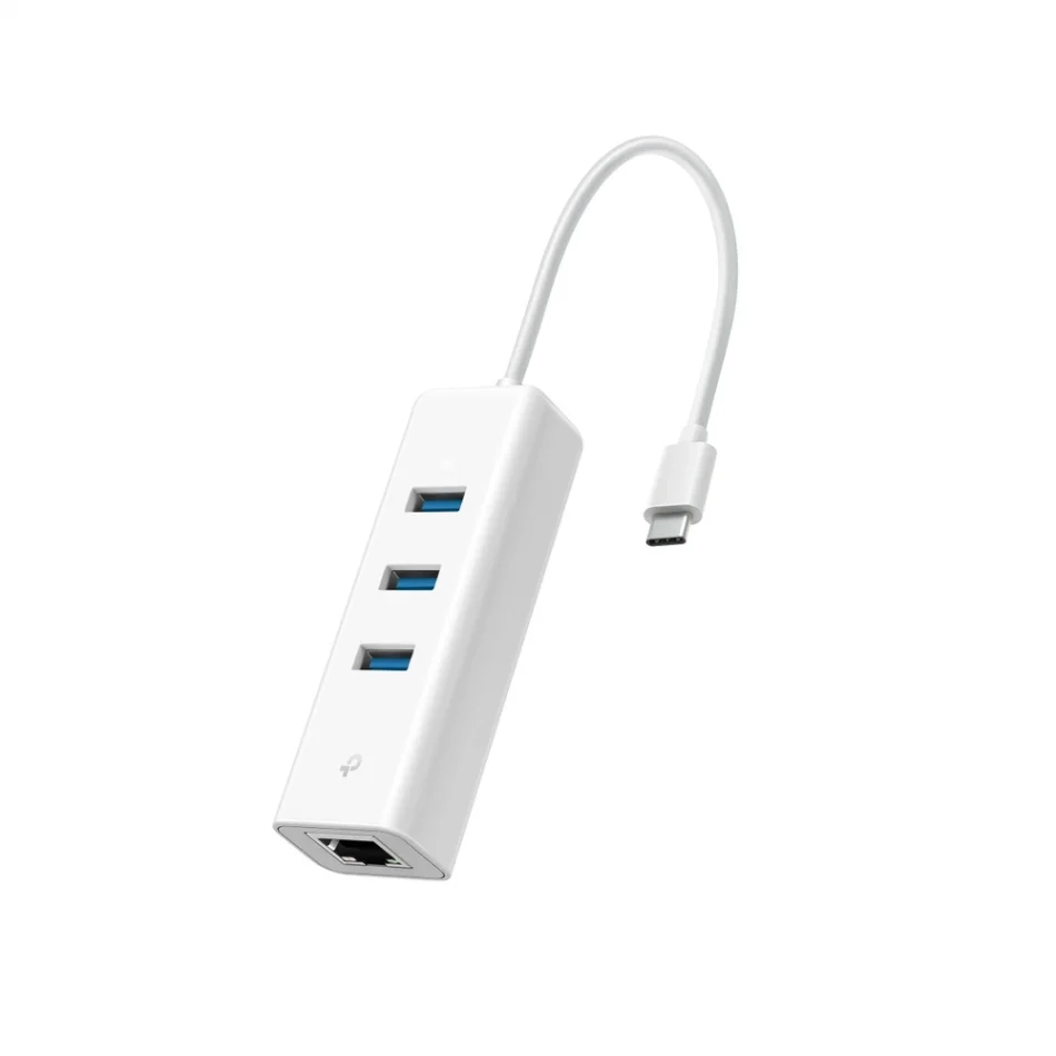 TP-Link UE330C USB Type-C 3 Port Hub ve Gigabit Ethernet Adaptörü