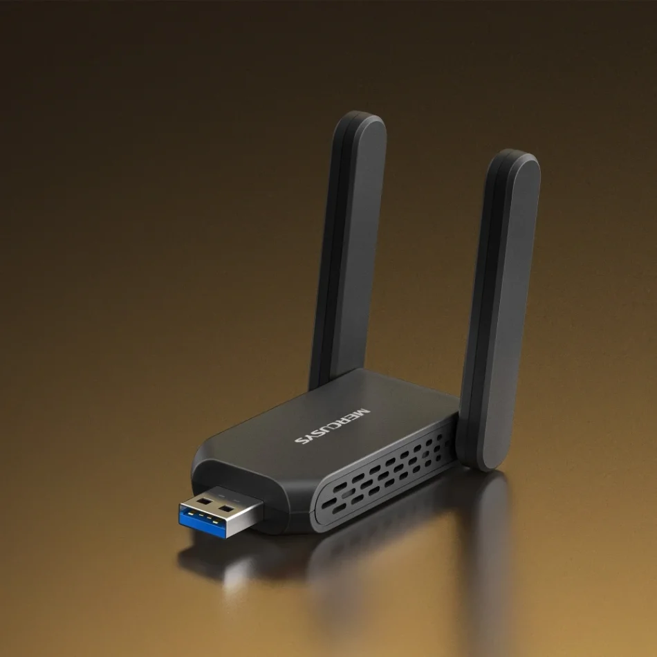 TP-Link Mercusys MA72XH AX1800 Yüksek Kazançlı Wi-Fi 6 Kablosuz Dual Band USB Adaptör