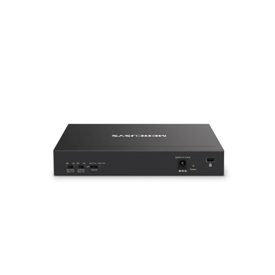 TP-Link Mercusys MS110P 8-Port PoE+ ile 10-Port 10/100Mbps Masaüstü Switch