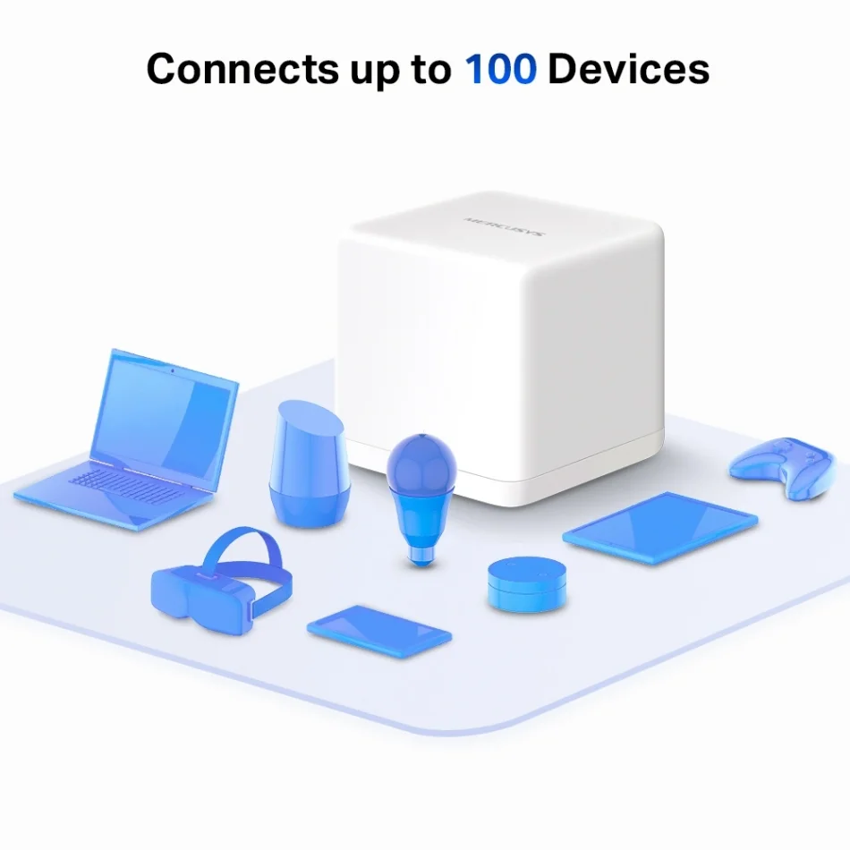 TP-Link Mercusys Halo H30G AC1300 İkili Set Tüm Ev Mesh Wi-Fi Sistemi