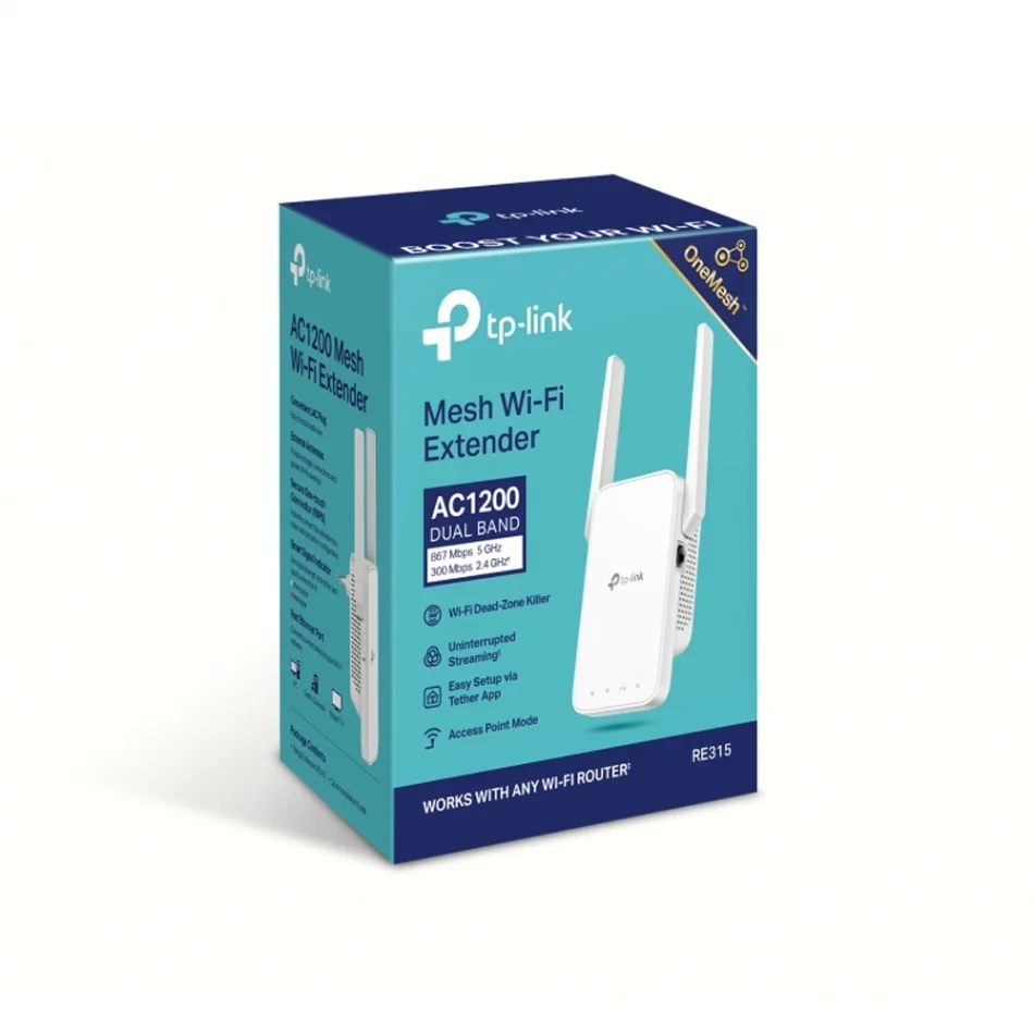 TP-Link RE315 AC1200 Mesh Wi-Fi Menzil Genişletici