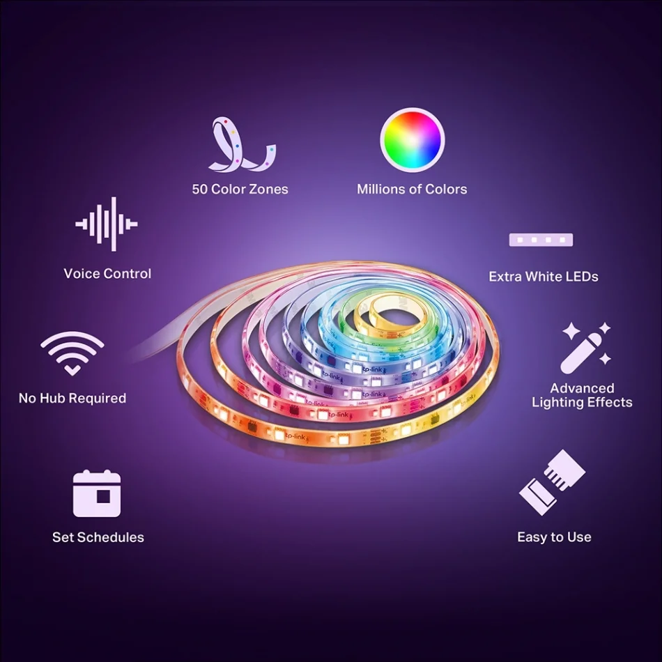 TP-Link Tapo L930-5 Smart Wi-Fi Çok Renkli 5 Metre LED Şerit