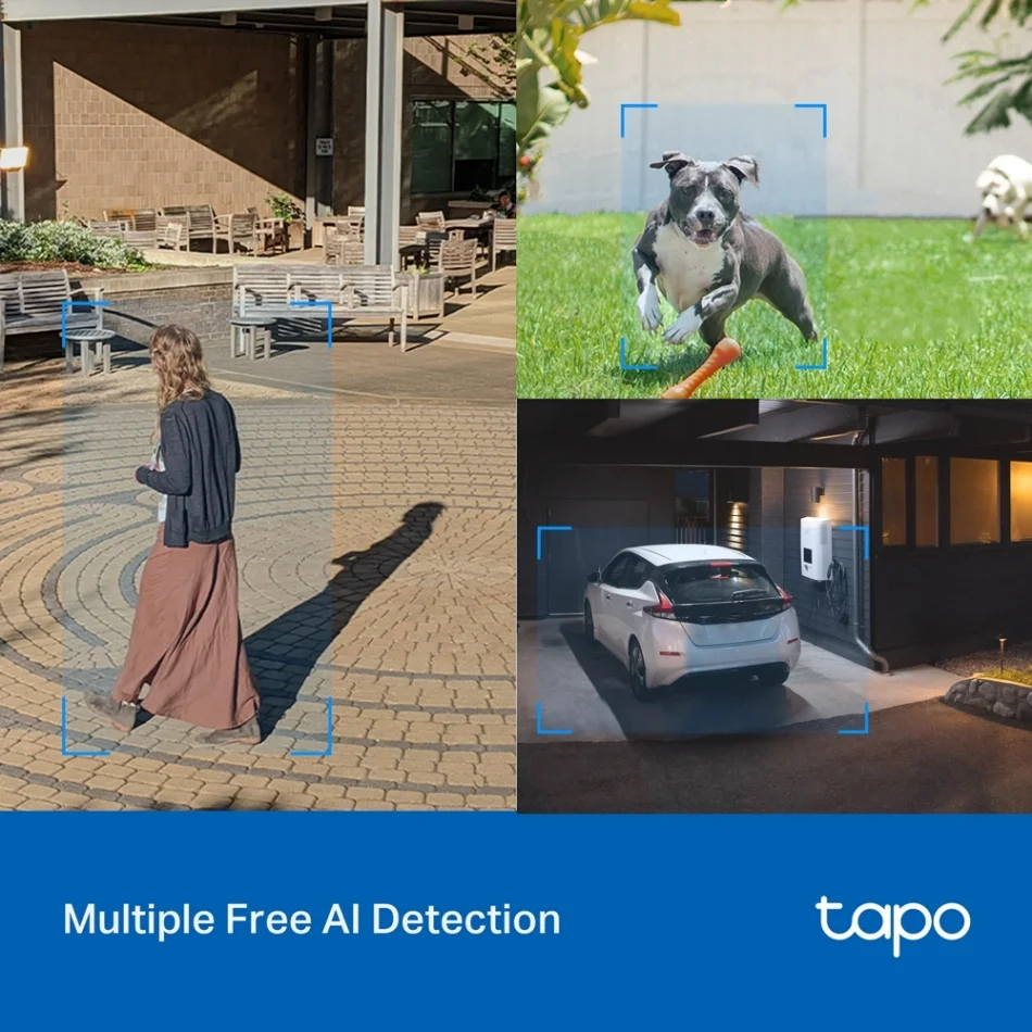 TP-Link Tapo C520WS 2K QHD 4MP 360 Derece Dış Mekan Pan/Tilt Wi-Fi Güvenlik Kamerası
