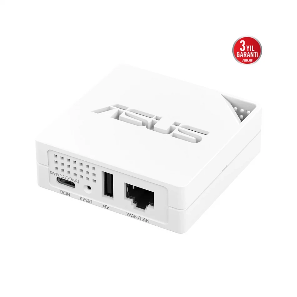 ASUS RT-AX50 Go Çift Bant WiFi 6 Taşınabilir Mini Router