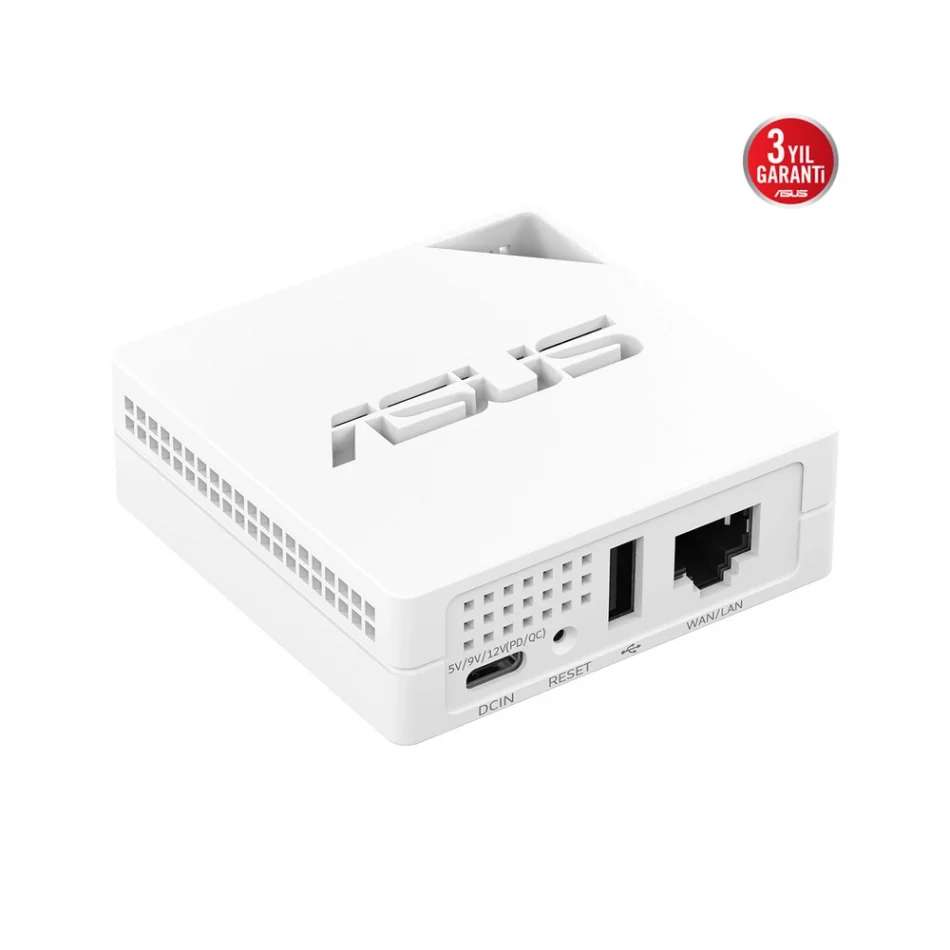 ASUS RT-AX50 Go Çift Bant WiFi 6 Taşınabilir Mini Router