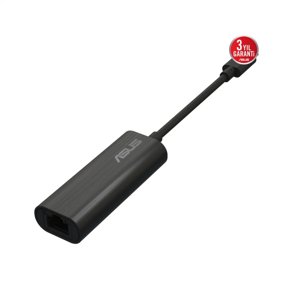 ASUS USB-C2500 V2 2.5G/1G/100Mbps Ağlarla Uyumlu USB-C 2.5G Ethernet Adaptörü