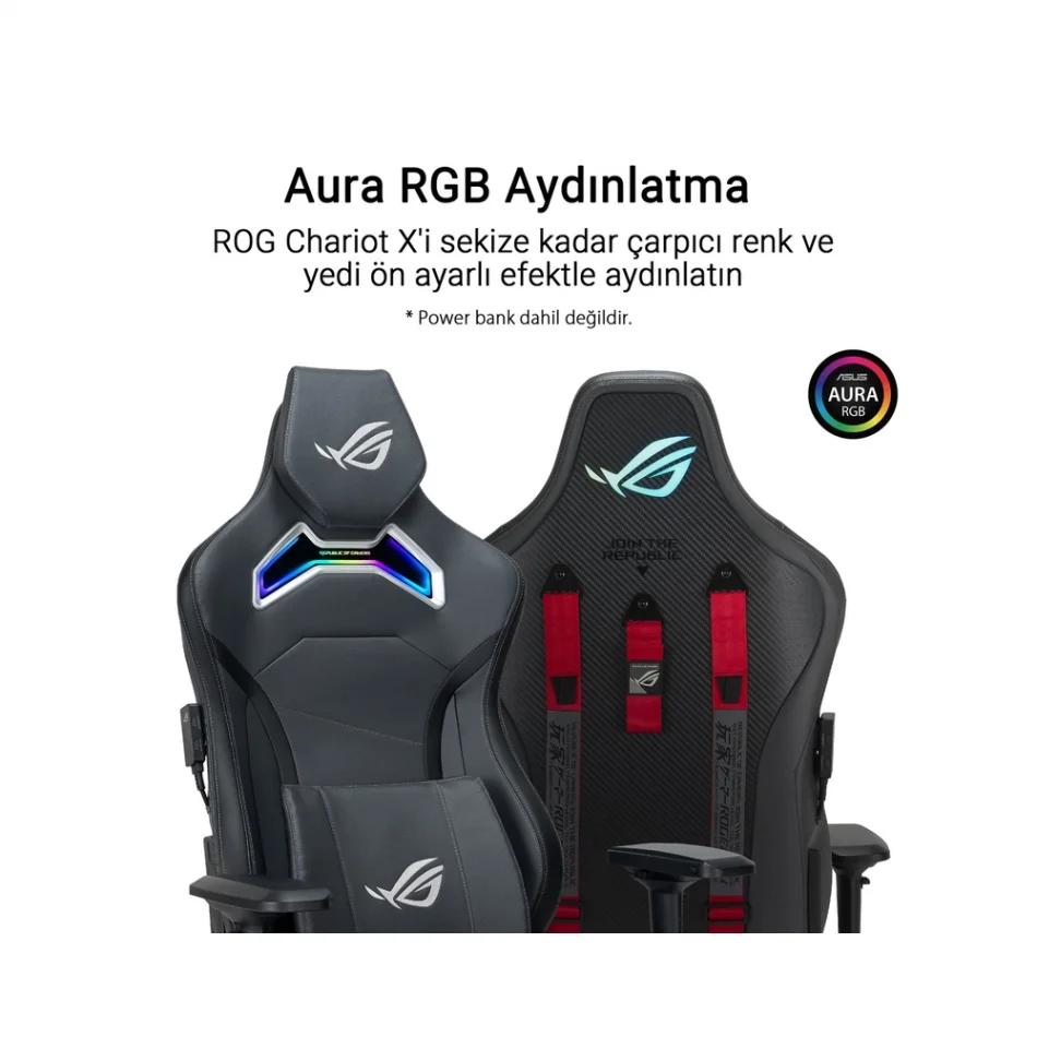 ASUS ROG Chariot X SL301W Gri Oyuncu Koltuğu