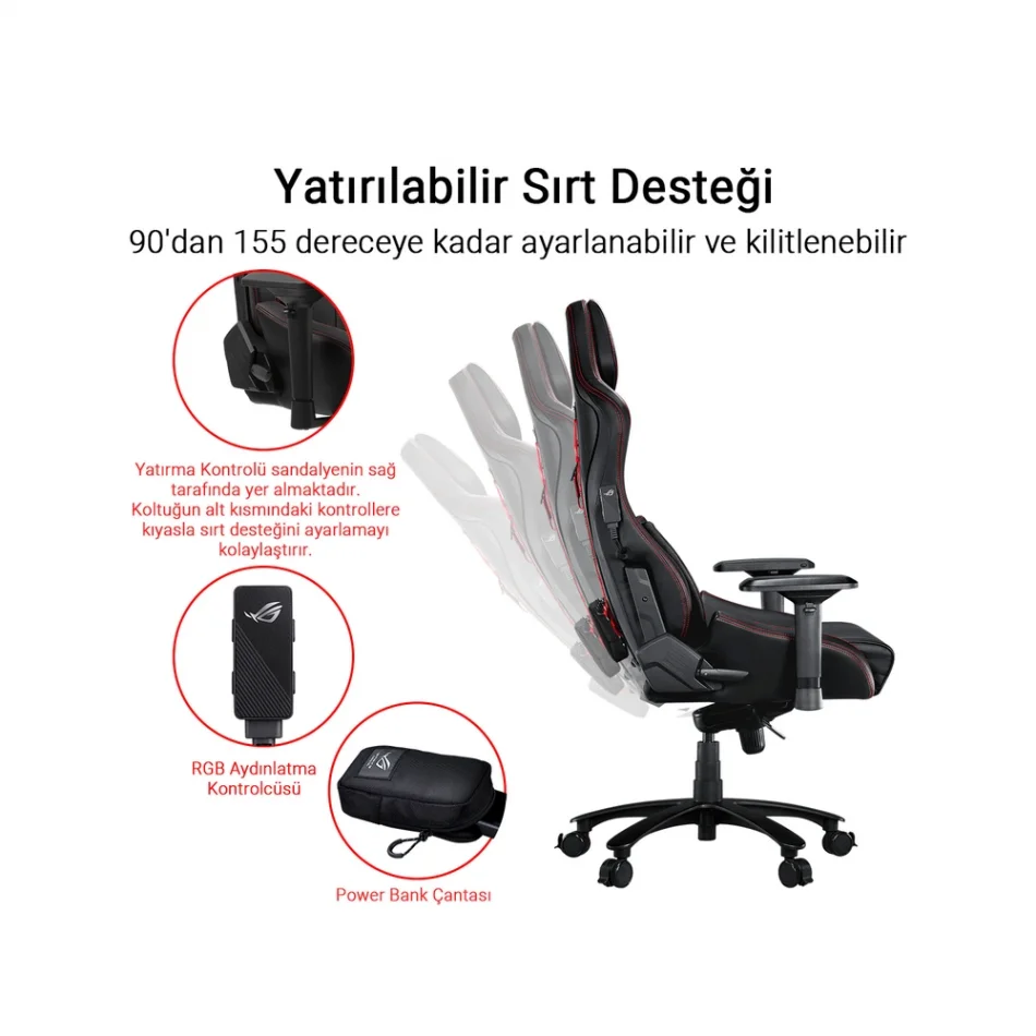 ASUS ROG Chariot X SL301W Oyuncu Koltuğu