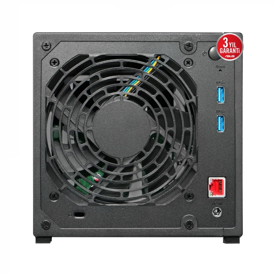 ASUSTOR DRIVESTOR 4 Gen2 AS1204T Realtek RTD1619B CPU 1 GB DDR4 RAM 4 Sürücü Yuvalı NAS Depolama Ünitesi