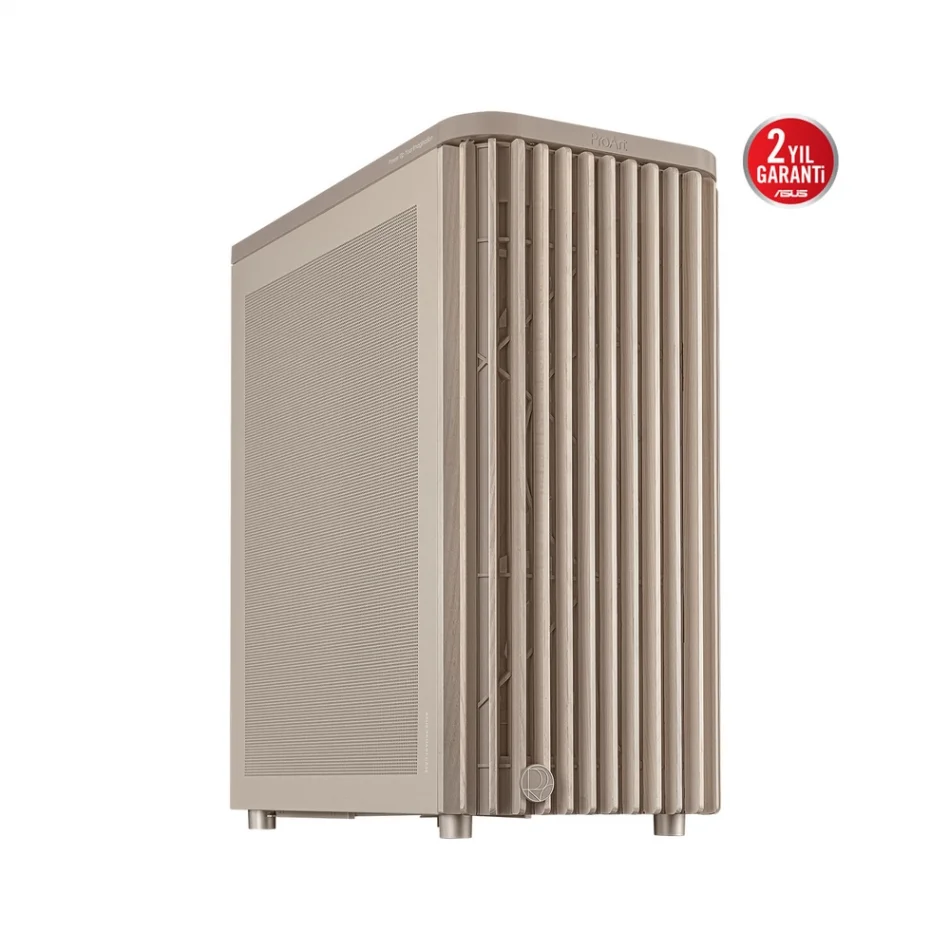 ASUS ProArt PA401 Wood Edition Beige Mesh Panel Mid-Tower ATX Bej Bilgisayar Kasası