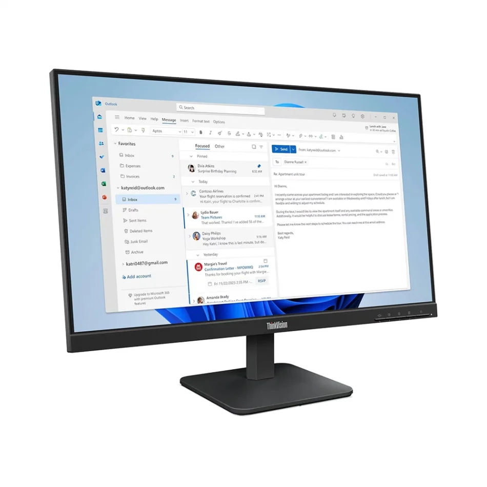 Lenovo 23.8 ThinkVision S24-4E 64B5KAT1TK 100Hz 4ms 1080p IPS LED Monitör