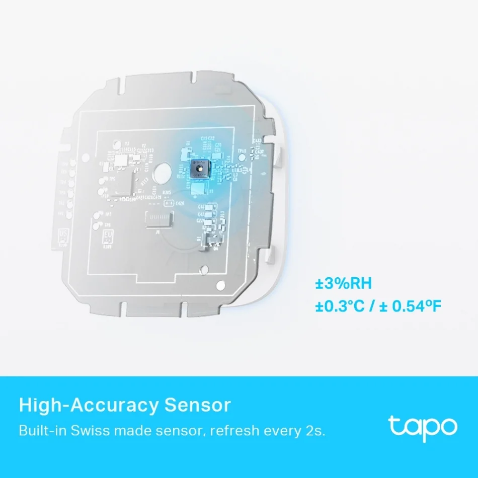 TP-Link Tapo T315 Akıllı Sıcaklık ve Nem Ölçer Dijital Termometre