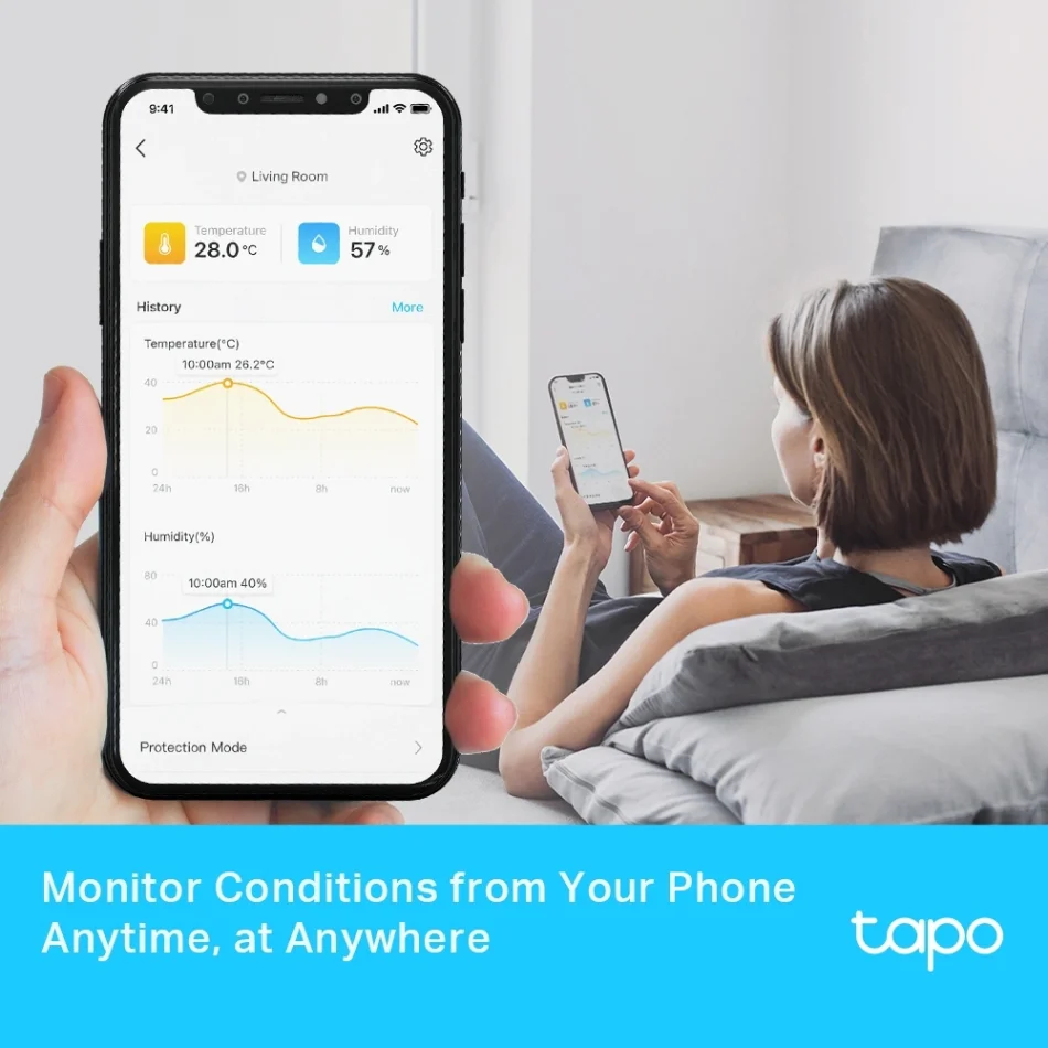 TP-Link Tapo T315 Akıllı Sıcaklık ve Nem Ölçer Dijital Termometre