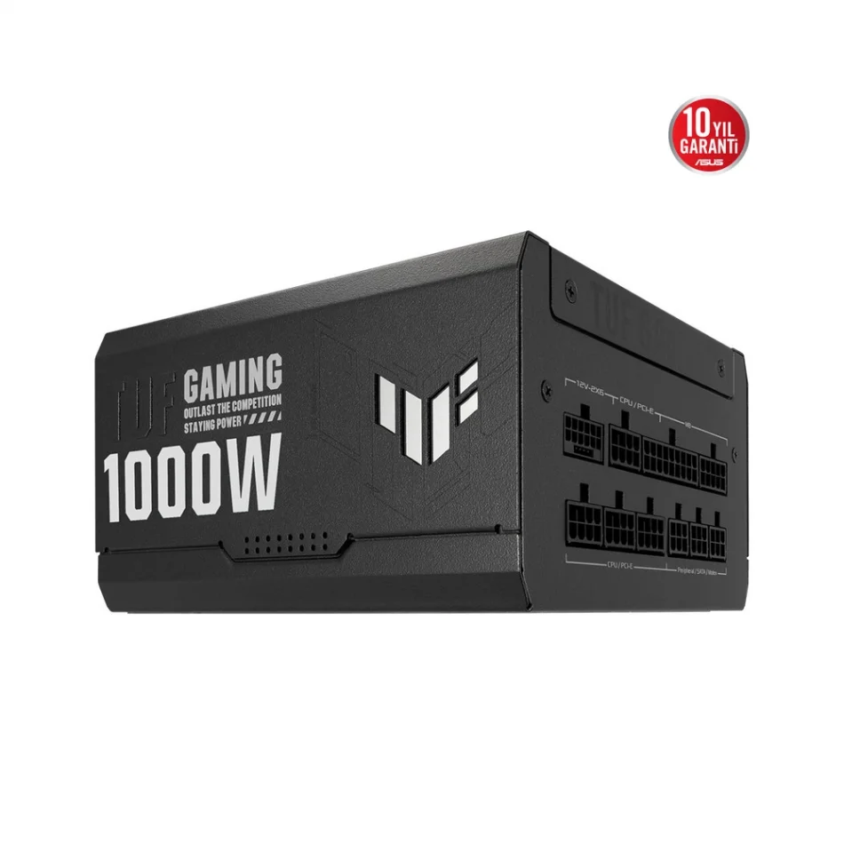 ASUS TUF Gaming 1000G 1000W 80 PLUS Gold Tam Modüler ATX 3.0 Uyumlu Power Supply