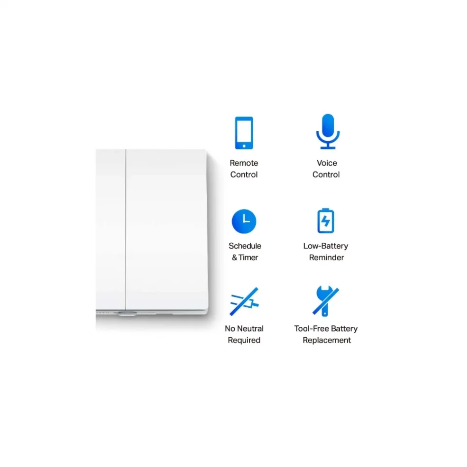TP-Link Tapo S220 2 Buton 1 Yol Akıllı Işık Anahtarı