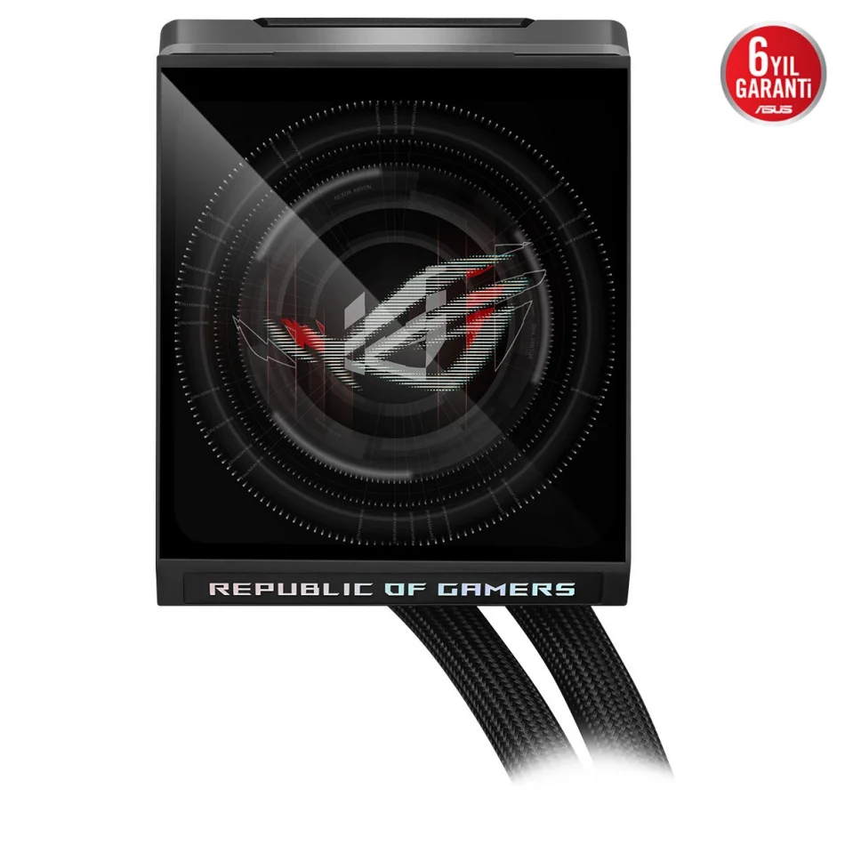 ASUS ROG Strix LC IV ARGB LCD 360 mm Intel LGA1851-1700 ve AMD AM5 Destekli İşlemci Sıvı Soğutucu