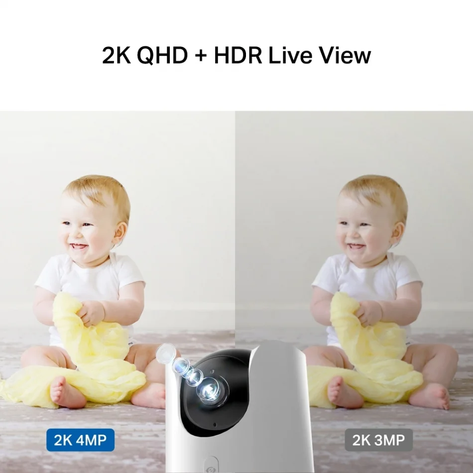 TP-Link Tapo C225 Yatay/Dikey Hareketli Yapay Zekalı 2K Wi-Fi Güvenlik Kamerası