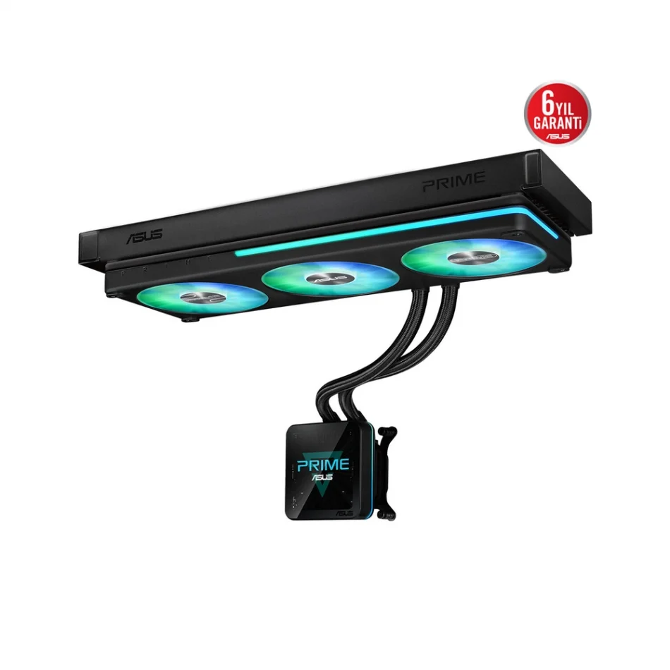 ASUS Prime SLC II 360 ARGB LCD Intel 1851-1700 ve AMD AM5-AM4 Destekli 360mm İşlemci Sıvı Soğutma Sistemi