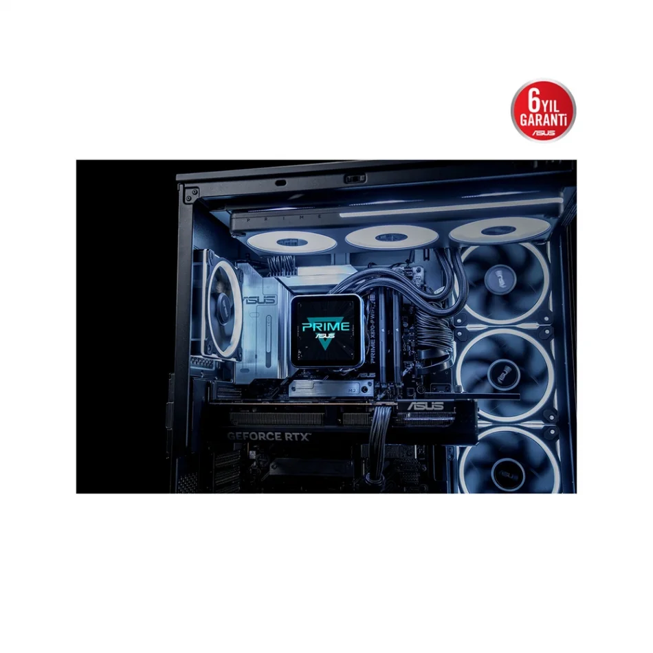ASUS Prime SLC II 360 ARGB LCD Intel 1851-1700 ve AMD AM5-AM4 Destekli 360mm İşlemci Sıvı Soğutma Sistemi
