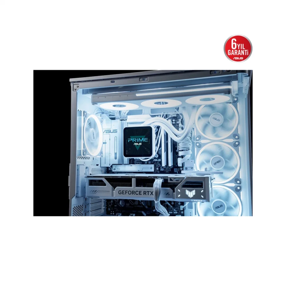 ASUS Prime SLC II 360 ARGB LCD White Intel 1851-1700 ve AMD AM5-AM4 Destekli 360mm Beyaz İşlemci Sıvı Soğutma Sistemi