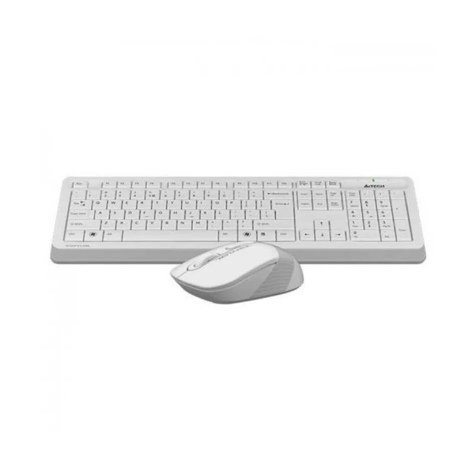 A4 Tech FG1010 USB TR Q Beyaz Kablosuz Klavye Mouse Set