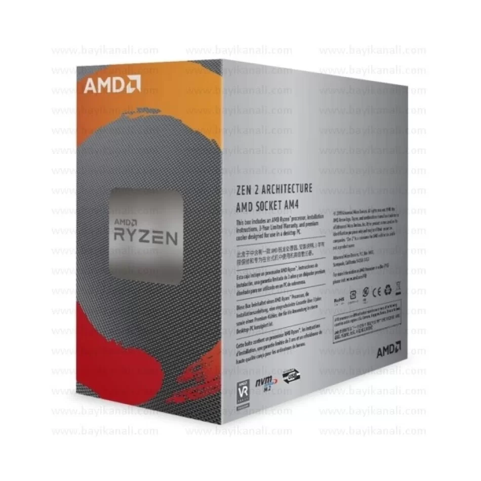 AMD Ryzen 5 3600 3.6GHz 32MB 65W AM4 İşlemci