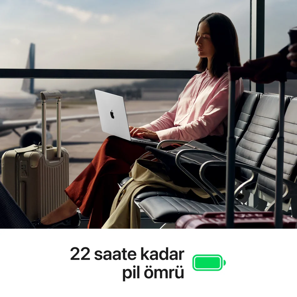 Apple MacBook Pro 14 inç M5 Pro 15CPU 16GPU 24GB 2TB Gümüş MJLV4TU/A