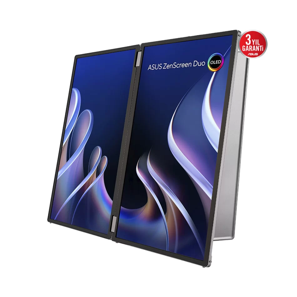 ASUS 14 ZenScreen Duo OLED MQ149CD HDR400 1920x1200 Full HD Katlanabilir Taşınabilir Monitör