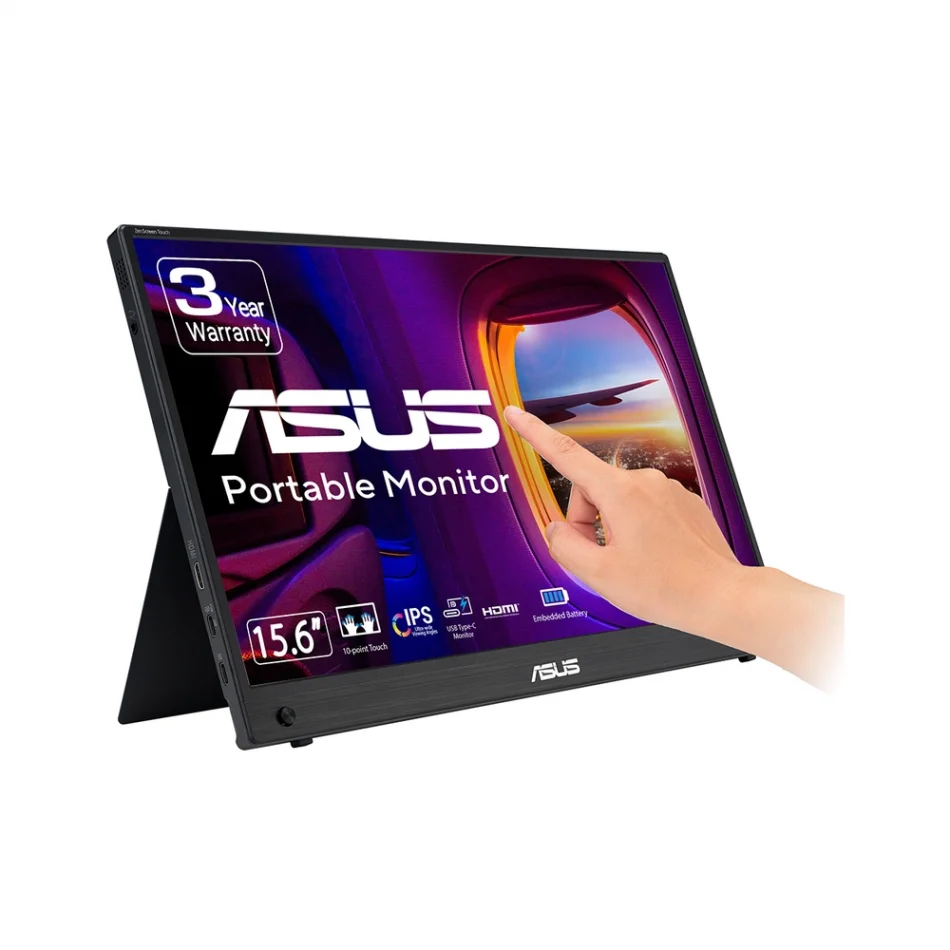 ASUS 15.6 ZenScreen Touch MB16AMTR 60Hz 5ms 1080p IPS LED Taşınabilir Outlet Dokunmatik Monitör