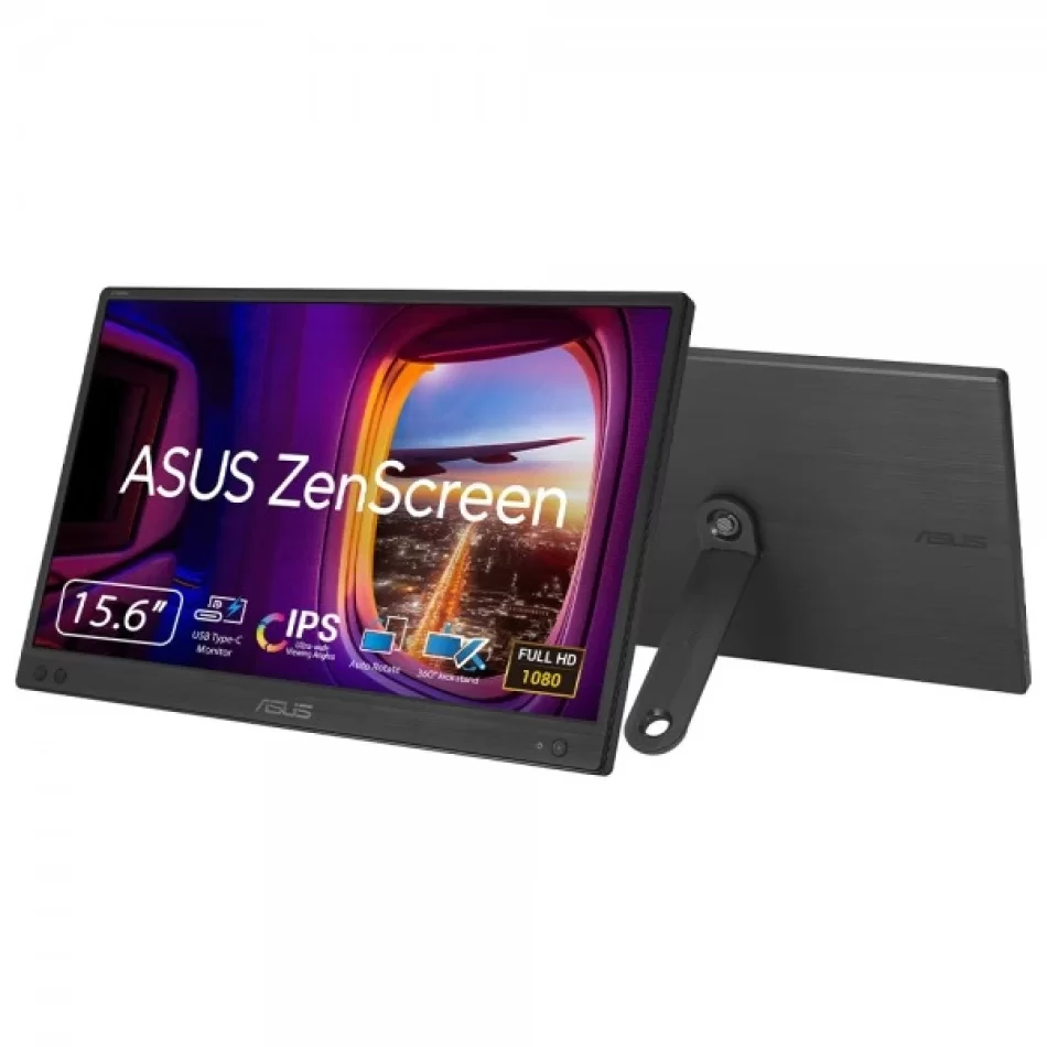 ASUS 15.6 ZenScreen MB166CR 60Hz 5ms 1080p IPS LED Taşınabilir USB Monitör