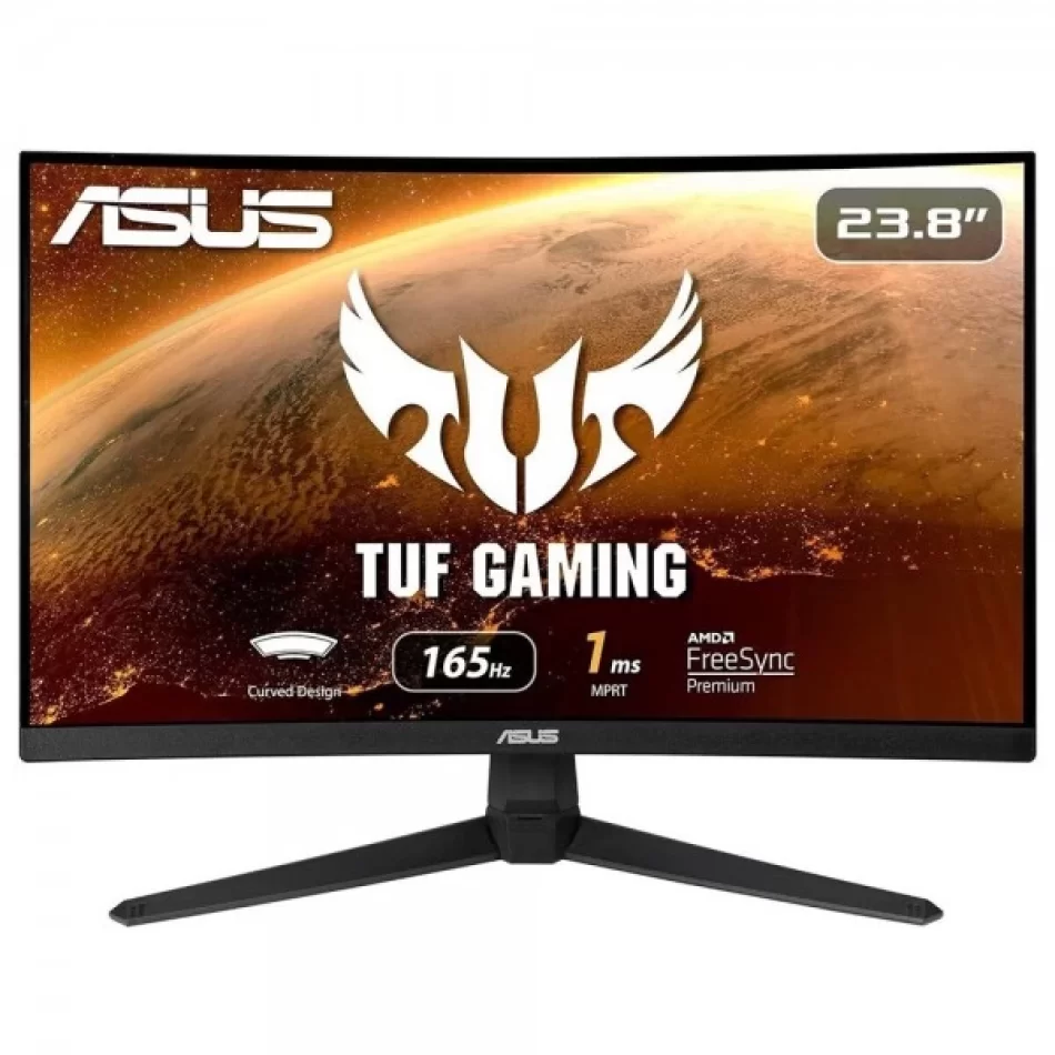 ASUS 23.8 TUF Gaming VG24VQ1B 165Hz 1ms 1080p VA LED Curved Gaming Monitör