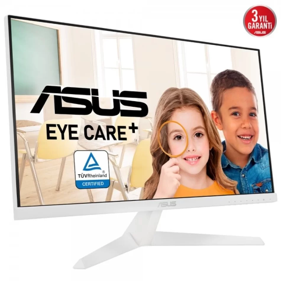 ASUS 23.8 VY249HE-W Beyaz 75Hz 1ms Eye Care FreeSync 1080p IPS LED Monitör