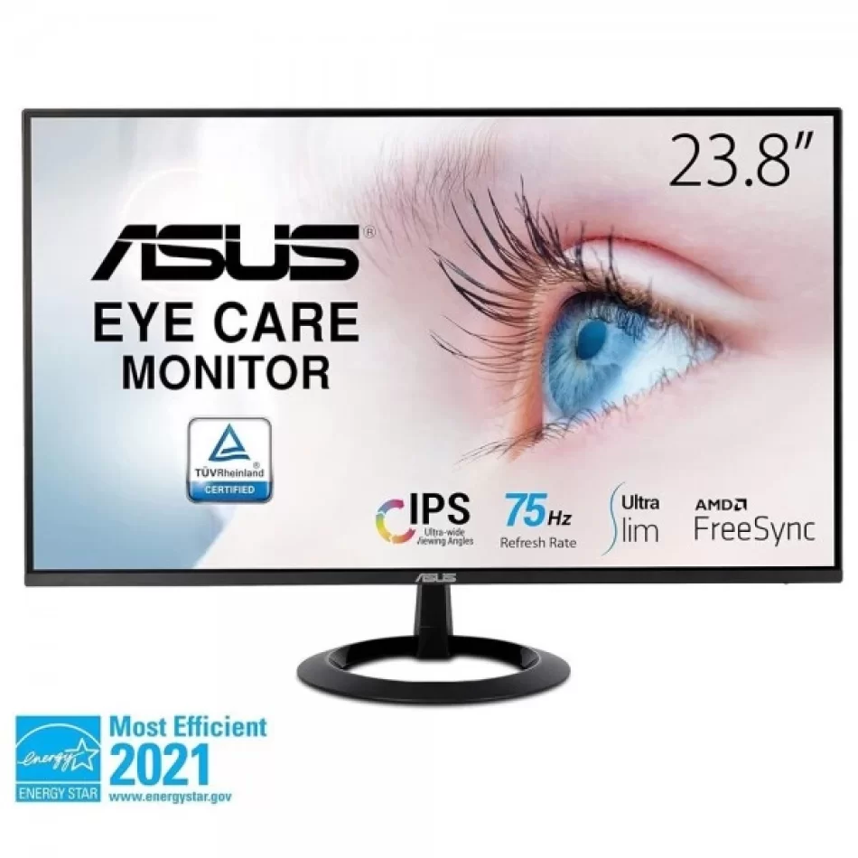 ASUS 23.8 VZ24EHE 75Hz 1ms Eye Care HDMI 1080p IPS LED Monitör