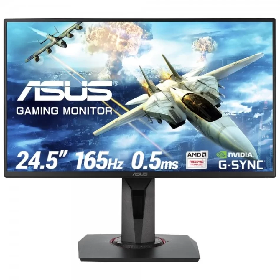 Asus 24.5 VG258QR 165Hz 0.5ms G-Sync Uyumlu 1080p TN LED Oyuncu Monitörü