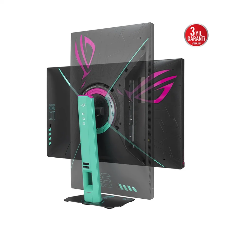 ASUS 27 ROG Strix XG27ACMEG-G Hatsune Miku Edition 260Hz 0.3ms FreeSync Premium G-Sync HDR 2K 1440p IPS LED Gaming Monitör