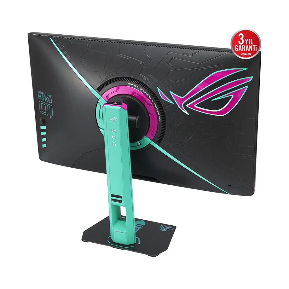 ASUS 27 ROG Strix XG27ACMEG-G Hatsune Miku Edition 260Hz 0.3ms FreeSync Premium G-Sync HDR 2K 1440p IPS LED Gaming Monitör