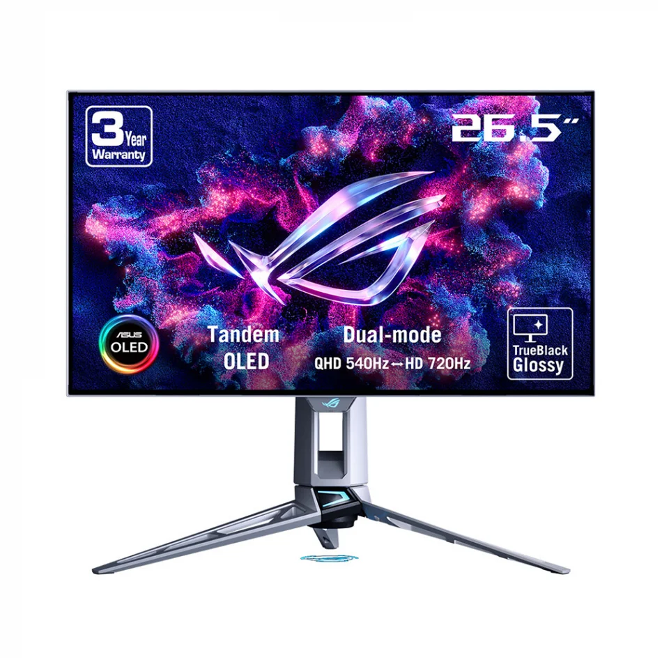 ASUS 27 ROG Swift OLED PG27AQWP-W 540Hz 0.02ms FreeSync Premium Pro G-Sync HDR 1440p WOLED Gaming Monitör